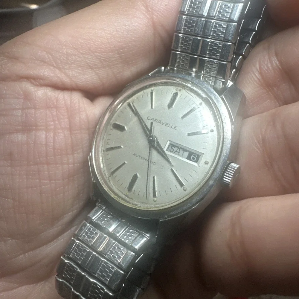 Works Vintage 1969 Caravelle M9 Automatic Men's‎ watch 11 OKAC Swiss 34mm Fit 8